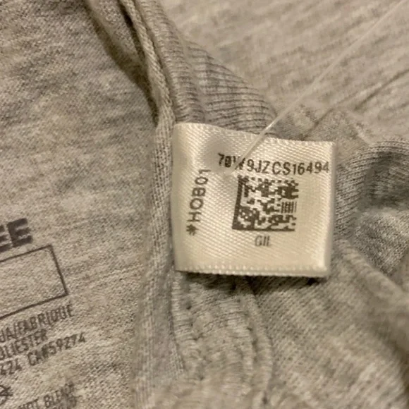 NWT Adidas Women’s Small Grey & Blue ‘Three Stripe Life’ Graphic T-Shirt - Picture 10 of 12